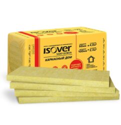 изовер каркасный дом